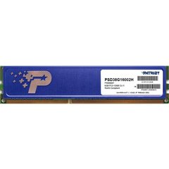 Оперативна пам'ять PATRIOT 8 GB DDR3 1600 MHz (PSD38G16002H) фото