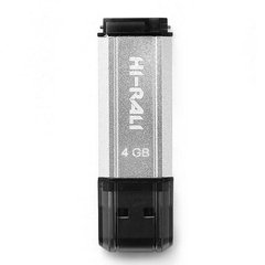 Flash пам'ять Hi-Rali 4GB Stark Series Silver (HI-4GBSTSL) фото