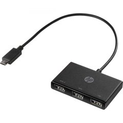 Кабелі та перехідники HP USB-C to USB-A Hub (Z8W90AA) фото