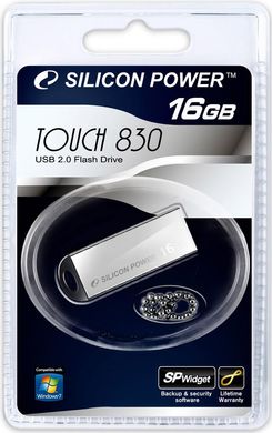 Flash пам'ять Silicon Power 16 GB Touch 830 (SP016GBUF2830V1S) фото