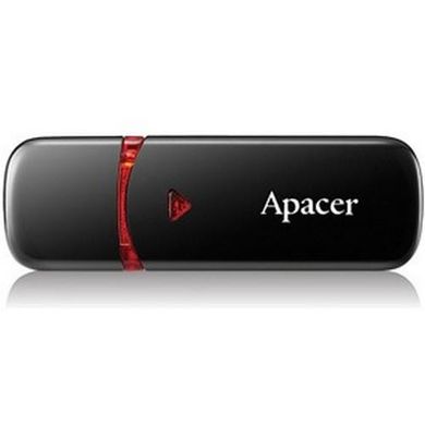 Flash пам'ять Apacer 64 GB AH333 Black USB 2.0 (AP64GAH333B-1) фото