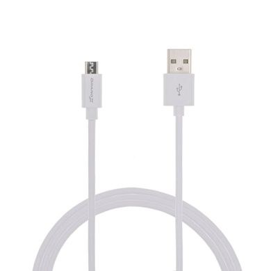 Кабели и переходники Grand-X USB - micro USB, Cu, 2.1A, White, 1.5m (PM015WS) фото