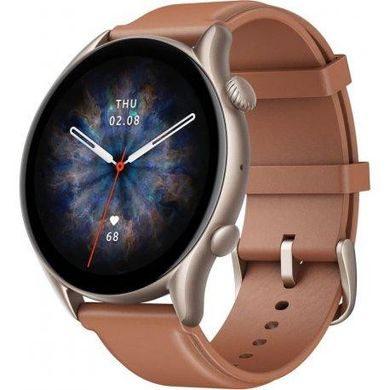 Смарт-часы Amazfit GTR 3 Pro Brown Leather фото