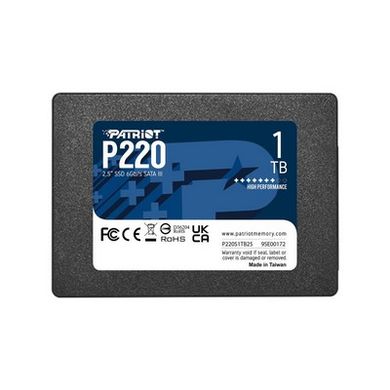 SSD накопичувач PATRIOT P220 1 TB (P220S1TB25) фото
