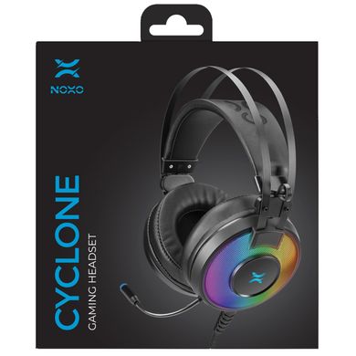 Навушники NOXO Cyclone Gaming Black (4770070881873) фото