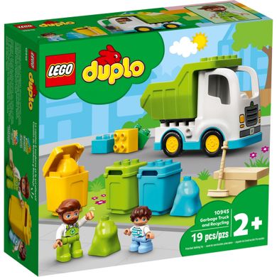 Конструктор LEGO LEGO Duplo Мусоровоз и контейнеры (10945) фото