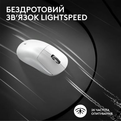 Мышь компьютерная Logitech G Pro X Superlight 2 Lightspeed Wireless White (910-006638) фото