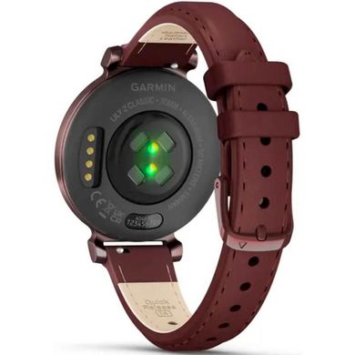 Смарт-годинник Garmin Lily 2 Classic Dark Bronze with Mulberry Leather Band (010-02839-03/61) фото