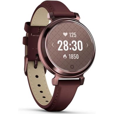 Смарт-годинник Garmin Lily 2 Classic Dark Bronze with Mulberry Leather Band (010-02839-03/61) фото