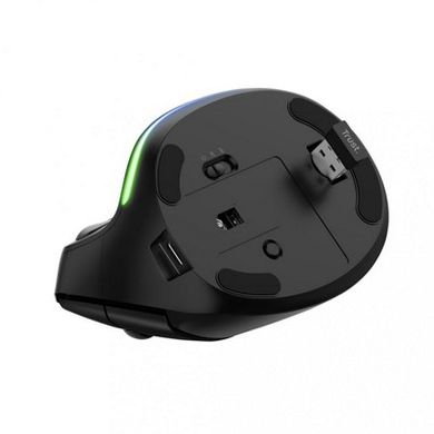 Мышь компьютерная Trust Bayo Ergonomic Rechargeable Wireless Eco Black (24731) фото