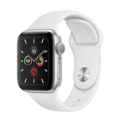Смарт-часы Apple Watch Series 5 GPS 40mm Silver Aluminum w. White b.- Silver Aluminum (MWV62) фото