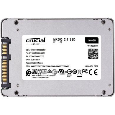 SSD накопичувач Crucial MX500 2.5 1 TB (CT1000MX500SSD1) фото