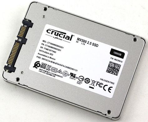 SSD накопитель Crucial MX500 2.5 1 TB (CT1000MX500SSD1) фото