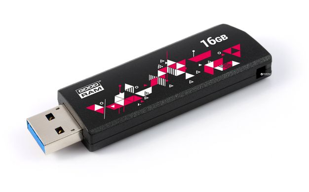 Flash пам'ять GoodRAM Click 16GB USB 3.0 Black (UCL3-0160K0R11) фото