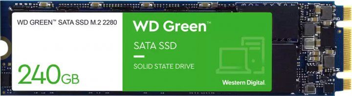 SSD накопичувач WD Green M.2 240 GB (WDS240G3G0B) фото