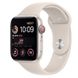 Apple Watch SE 2 GPS 44mm Starlight Aluminum Case w. Starlight Sport Band - M/L (MNTE3)