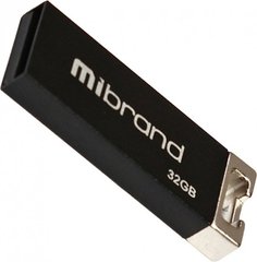 Flash память Mibrand 32 GB Chameleon Black (MI2.0/CH32U6B) фото