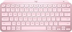 Клавіатура Logitech MX Keys Mini Wireless Illuminated UA Rose (920-010500) фото