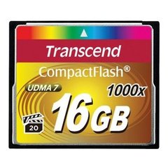 Карта пам'яті Transcend 16 GB 1000X CompactFlash Card TS16GCF1000 фото