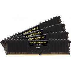 Оперативная память Corsair 32 GB (4x8GB) DDR4 3600 MHz Vengeance LPX Black (CMK32GX4M4D3600C16) фото