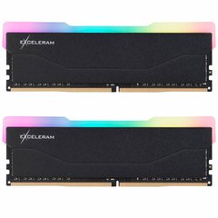 Оперативная память Exceleram 16 GB (2x8GB) DDR4 3600 MHz RGB X2 Series Black (ERX2B416369AD) фото