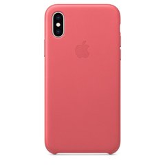Apple iPhone XS Max Leather Case - Peony Pink (MTEX2) фото