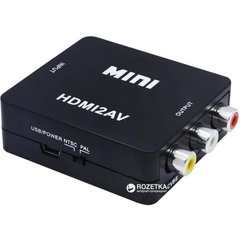 Кабелі та перехідники STLab HDMI - RCA Black (U-995)