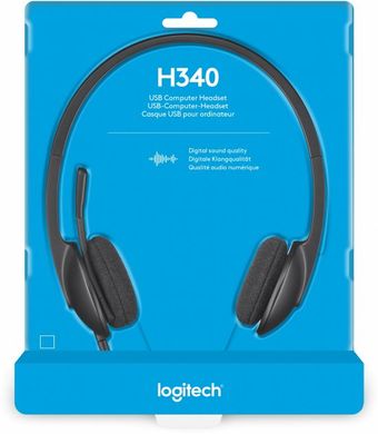 Навушники Logitech H340 USB HEADSET (981-000475) фото