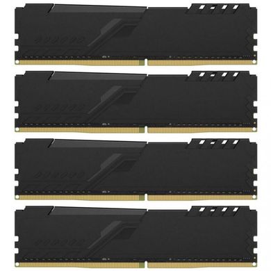 Оперативная память HyperX 64 GB (4x16GB) DDR4 3200 MHz FURY Black (HX432C16FB4K4/64) фото