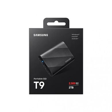 SSD накопичувач Samsung T9 2 TB Black (MU-PG2T0B) фото