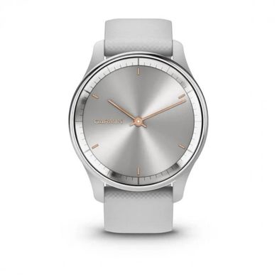 Смарт-часы Garmin Vivomove Trend Silver S. Steel Bezel w. Mist Gray Case and S. Band (010-02665-03) фото