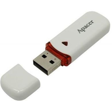Flash память Apacer 64 GB AH333 White USB 2.0 (AP64GAH333W-1) фото