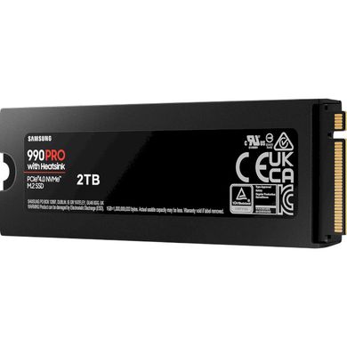 SSD накопичувач SAMSUNG 990 Pro w/heatsink 2TB (MZ-V9P2T0GW) фото