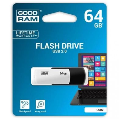 Flash пам'ять GOODRAM 64 GB Colour Mix Black/White (UCO2-0640KWR11) фото