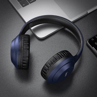 Навушники Hoco W32 Blue фото