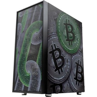 Корпус для ПК Vinga Pillar Black Bitcoin фото