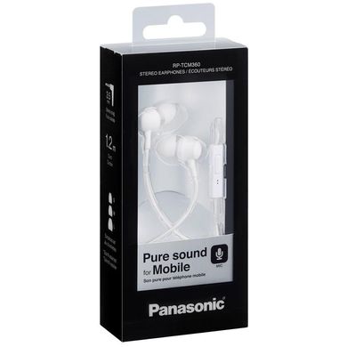 Наушники Panasonic RP-TCM360GC-W White фото