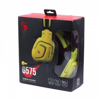 Навушники A4Tech G575 Bloody Punk Yellow фото