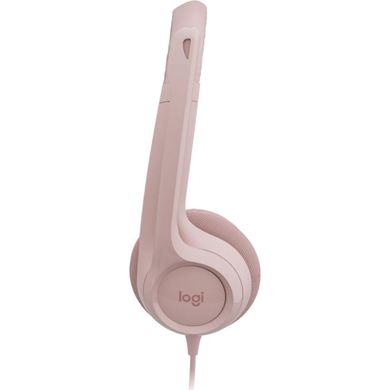 Навушники Logitech H390 USB Rose (981-001281) фото