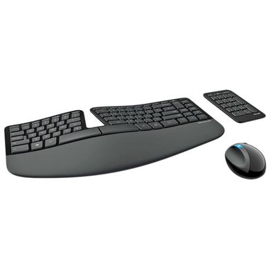 Комплект (клавіатура+миша) Комплект Microsoft Sculpt Ergonomic Desktop (L5V-00017) фото