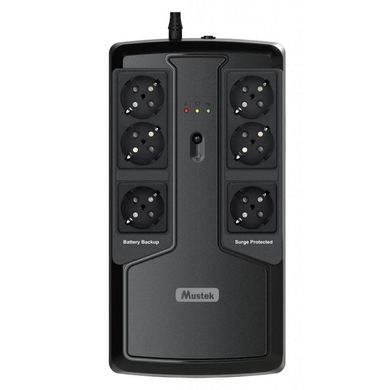 ИБП Mustek PowerMust 800 Offline 800VA/400W (800-LED-OFF-T10) фото