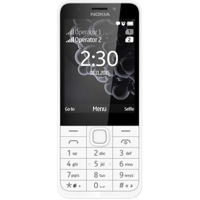 Смартфон Nokia 230 Dual Silver White (A00026972) фото