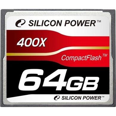 Карта пам'яті Silicon Power 64 GB 400x Professional CF Card SP064GBCFC400V10 фото