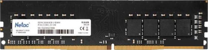 Оперативная память Netac 8 GB DDR4 2666 MHz (NTBSD4P26SP-08) фото