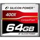 Silicon Power 64 GB 400x Professional CF Card SP064GBCFC400V10 детальні фото товару