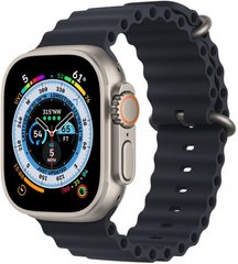 Смарт-годинник Apple Watch Ultra GPS + Cellular 49mm Titanium Case with Midnight Ocean Band (MQET3/MQFK3) фото