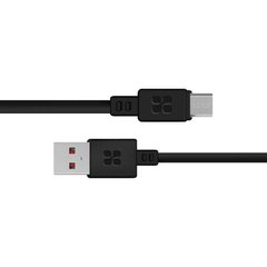 Кабель USB Promate MicroCord-1 USB-microUSB 2А 1.2m Black (microcord-1.black) фото