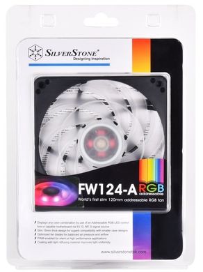 Вентилятор SilverStone FW124-ARGB Quiet Slim (SST-FW124-ARGB) фото