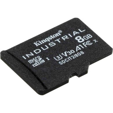 Карта памяти Kingston 8 GB microSDHC UHS-I (U3) V30 A1 Industrial (SDCIT2/8GBSP) фото