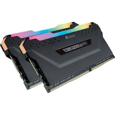 Оперативная память Corsair 16 GB (2x8GB) DDR4 3600 MHz Vengeance RGB Pro Black (CMW16GX4M2C3600C18) фото